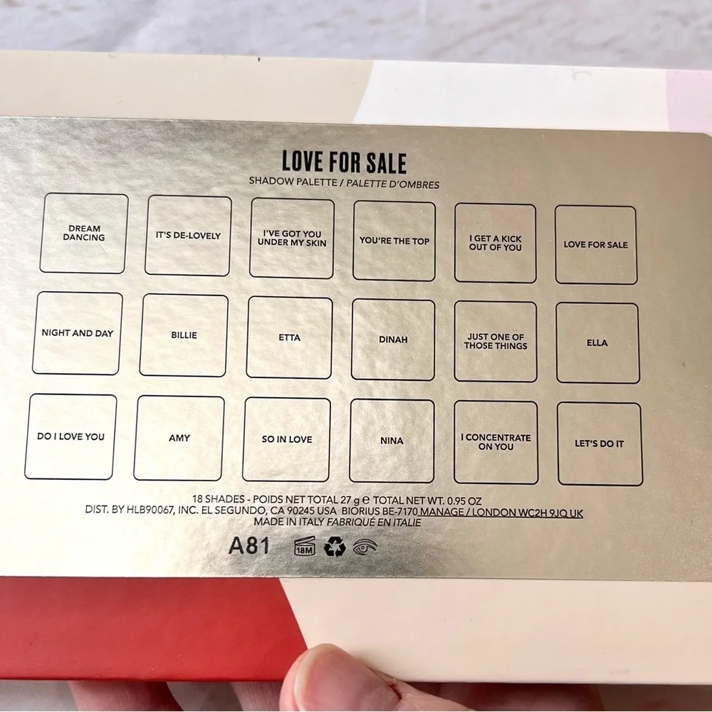 Ltd Haus Laboratories by Casa Lady Gaga LOVE FOR SALE 18 Shade Eyeshadow Palette